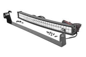 Rough Country LED Bumper Kit 30 in. w/Chrome Series White DRL  -  70884