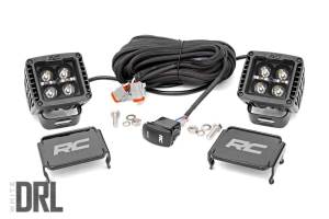 Rough Country Black Series Cree LED Fog Light Kit  -  70903BLKDRL