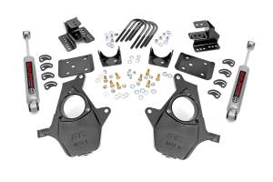 Body - Body Lowering Kits - Rough Country - Rough Country Lowering Kit 2 in. Front Drop 2 in. Rear Drop  -  71630