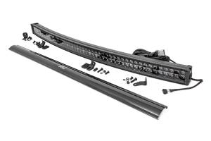 Rough Country Cree Black Series Curved LED Light Bar 50 in. w/Cool White DRL  -  72950BD