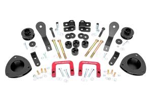 Rough Country Suspension Lift Kit 2.5 in. Front/Rear Strut Spacers Laser Cut Shock Extension Brackets  -  73100