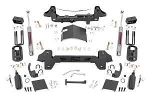 Rough Country Suspension Lift Kit w/Shocks 6 in. Lift  -  74130