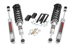 Rough Country - Rough Country Suspension Lift Kit 3 in. Rear Blocks Front Upper Strut Includes N3 Shock Absorber  -  74531 - Image 1