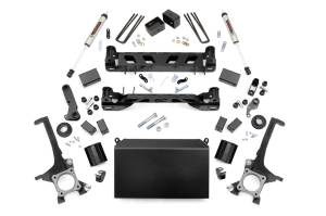 Rough Country - Rough Country Suspension Lift Kit w/Shocks 6 in. Lift Incl. Strut Spacers Rear V2 Monotube Shocks  -  75270 - Image 1