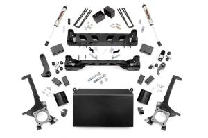 Rough Country Suspension Lift Kit w/Shocks 4.5 in. Lift Incl. Strut Spacers Rear V2 Monotube Shocks  -  75370