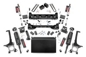 Rough Country - Rough Country Suspension Lift Kit w/Shocks 6 in. Lift Front Vertex Adjustable Coilovers Rear Vertex Adjustable Shocks  -  75450 - Image 1