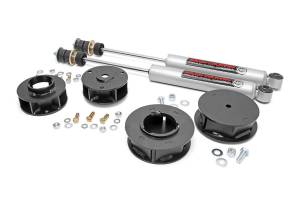 Rough Country - Rough Country Suspension Lift Kit w/Shocks 3 in. Lift Incl. Front Strut Ext. Rear Coil Spring Spacers Hardware Rear Premium N3 Shocks  -  76630 - Image 1