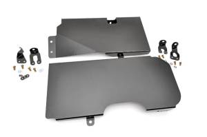 Armor & Protection - Skid Plates - Rough Country - Rough Country Gas Tank Skid Plate 3/16 in. Thick Steel Incl. Mount Brackets Hardware  -  795