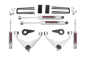 Rough Country Suspension Lift Kit w/Shocks 3 in. Lift Incl. Torsion Bar Adjuster Keys  -  859830