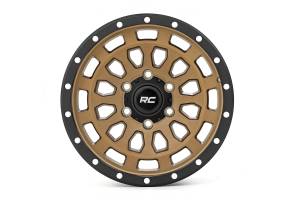 Rough Country - Rough Country Series 87 Wheel Simulated Beadlock Bronze/Black 17x8.5 6x5.5 +0mm  -  87170912 - Image 2