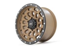 Rough Country - Rough Country Series 87 Wheel Simulated Beadlock Bronze/Black 17x8.5 6x5.5 +0mm  -  87170912 - Image 3