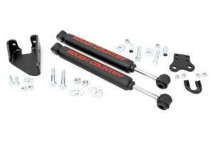 Steering - Steering Dampers - Rough Country - Rough Country Dual Steering Stabilizer Kit  -  87307