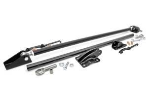 Rough Country Traction Bar Kit For 0-8 in. Lift Incl. Traction Bars Axle Brackets Frame Brackets Hardware  -  876
