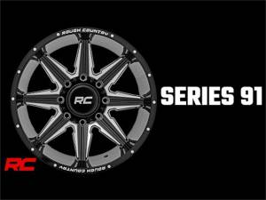 Rough Country One-Piece Series 91 Wheel 20x12 [8x6.5] 3600 lbs. Load Capacity  -  91201210M