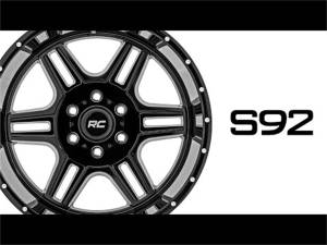 Rough Country - Rough Country Series 92 Wheel Black 1 pc 20x12 [6x5.5]  -  92201212 - Image 4