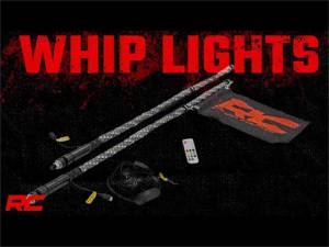 Rough Country - Rough Country LED Wireless Remote Control Multi-Function Whip Lights  -  93004 - Image 2