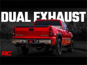 Rough Country - Rough Country Exhaust System Dual Cat-Back Black Tips Stainless Includes Installation Instructions  -  96005 - Image 5