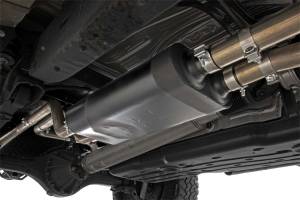 Rough Country - Rough Country Exhaust System Dual Cat-Back Black Tips Stainless Includes Installation Instructions  -  96012 - Image 4