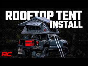 Rough Country - Rough Country Roof Top Tent Rack Mount 12 V w/Ladder Extension And LED Light Kit  -  99049 - Image 4