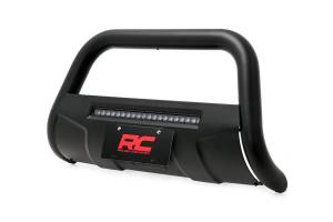 Rough Country - Rough Country Black Bull Bar w/ Integrated Black Series 20-inch LED Light Bar  -  B-C4071 - Image 2