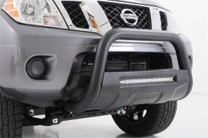 Rough Country - Rough Country Black Bull Bar w/ Integrated Black Series 20-inch LED Light Bar  -  B-N4150 - Image 5