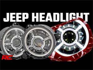 Rough Country LED Headlights 9 in. DRL Halo LED  -  RCH5300