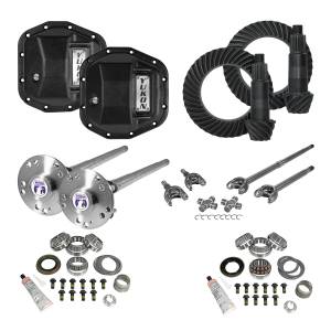 Differentials & Components - Differential Overhaul Kits - Yukon Gear - Yukon Gear Stage 4 Re-Gear Kit upgrades front/rear diffs 28 spl incl covers/fr/rr axles  -  YGK065STG4