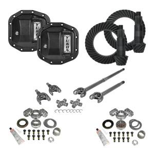 Yukon Gear Stage 3 Re-Gear Kit upgrades front/rear diffs 24 spl incl covers/fr axles  -  YGK071STG3