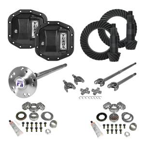 Differentials & Components - Differential Overhaul Kits - Yukon Gear - Yukon Gear Stage 4 Re-Gear Kit upgrades front/rear diffs 24 spl incl covers/fr/rr axles  -  YGK071STG4