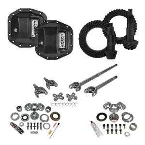 Differentials & Components - Differential Overhaul Kits - Yukon Gear - Yukon Gear Stage 3 Re-Gear Kit upgrades front/rear diffs 24/28 spl incl covers/fr axles  -  YGK077STG3