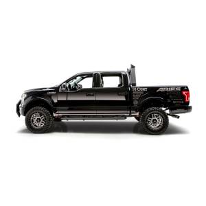 ARIES - ARIES AdvantEDGE Black Aluminum Headache Rack, Select Ford F-150 Black CARBIDE BLACK POWDER COAT - 1110102 - Image 3