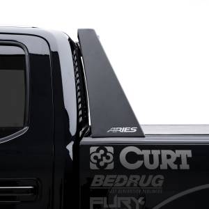 ARIES - ARIES Switchback Black Aluminum Headache Rack, Select Ford F-150 CARBIDE BLACK POWDER COAT - 1110112 - Image 2
