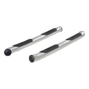 ARIES - ARIES 3" Round Polished Stainless Side Bars, Select Jeep Liberty Stainless Polished Stainless - 201005-2 - Image 3