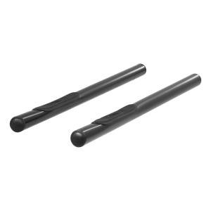 ARIES - ARIES 3" Round Black Steel Side Bars, Select Toyota Tacoma Black SEMI-GLOSS BLACK POWDER COAT - 202001 - Image 2