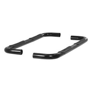 ARIES - ARIES 3" Round Black Steel Side Bars, Select Toyota Tundra Black SEMI-GLOSS BLACK POWDER COAT - 202003 - Image 2