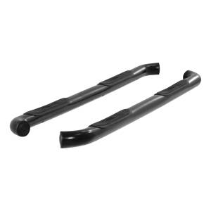 ARIES - ARIES 3" Round Black Steel Side Bars, Select Toyota Tundra Black SEMI-GLOSS BLACK POWDER COAT - 202012 - Image 2