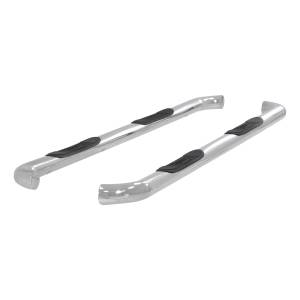 ARIES - ARIES 3" Round Polished Stainless Side Bars, Select Toyota Tundra Stainless POLISHED STAINLESS - 202013-2 - Image 3