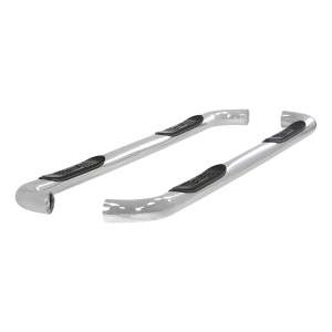 ARIES - ARIES 3" Round Polished Stainless Side Bars, Select Ford Excursion, F-250, F-350 Stainless Polished Stainless - 203006-2 - Image 5