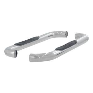 ARIES - ARIES 3" Round Polished Stainless Side Bars, Select Ford F-250, F-350 Super Duty Stainless Polished Stainless - 203014-2 - Image 3