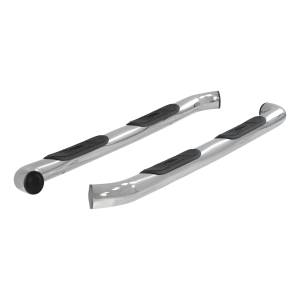 ARIES - ARIES 3" Round Polished Stainless Side Bars, Select Ford F-150 Stainless Polished Stainless - 203016-2 - Image 6