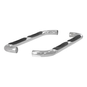 ARIES - ARIES 3" Round Polished Stainless Side Bars, Select Mazda B-Series, Ford Ranger Stainless Polished Stainless - 203033-2 - Image 3