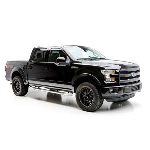 ARIES - ARIES 3" Round Polished Stainless Side Bars, Select Ford F-150, F-250, F-350 Stainless Polished Stainless - 203043-2 - Image 3