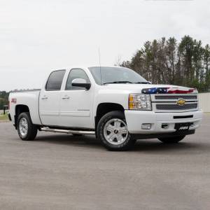 ARIES - ARIES 3" Round Polished Stainless Side Bars, Select Silverado, Sierra 1500, 2500, 3500 Stainless Polished Stainless - 204013-2 - Image 4
