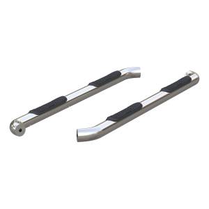 ARIES - ARIES 3" Round Polished Stainless Side Bars, Select Chevrolet Colorado, GMC Canyon Stainless Polished Stainless - 204051-2 - Image 4