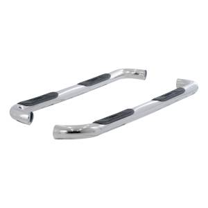 ARIES - ARIES 3" Round Polished Stainless Side Bars, Select Chevrolet Colorado, GMC Canyon Stainless Polished Stainless - 204052-2 - Image 4