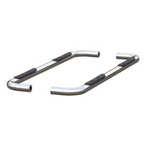 ARIES - ARIES 3" Round Polished Stainless Side Bars, Select Silverado, Sierra 1500 Extended POLISHED STAINLESS - 204054-2 - Image 4