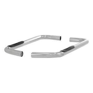 ARIES - ARIES 3" Round Polished Stainless Side Bars, Select Dodge Ram 1500, 2500 Stainless Polished Stainless - 205002-2 - Image 4
