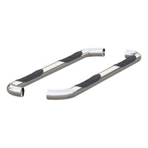 ARIES - ARIES 3" Round Polished Stainless Side Bars, Select Dodge, Ram 1500, 2500, 3500 Stainless Polished Stainless - 205040-2 - Image 4
