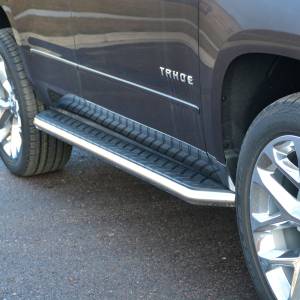 ARIES - ARIES AeroTread 5" x 76" Polish Stainless Running Boards, Select Cadillac, Chevy, GMC Polished Stainless - 2051004 - Image 5
