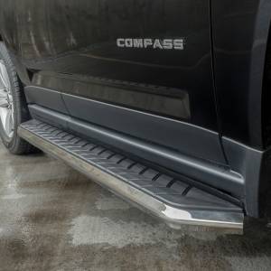 ARIES - ARIES AeroTread 5" x 67" Polished Stainless Running Boards, Select Compass, Patriot Polished Stainless - 2051008 - Image 5